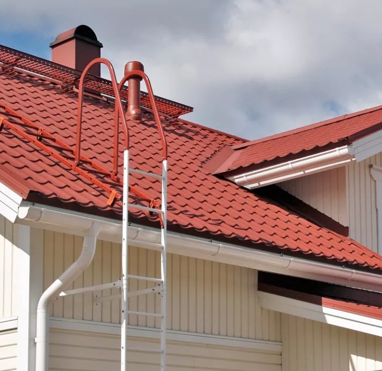 Монтаж систем безопасности кровли)